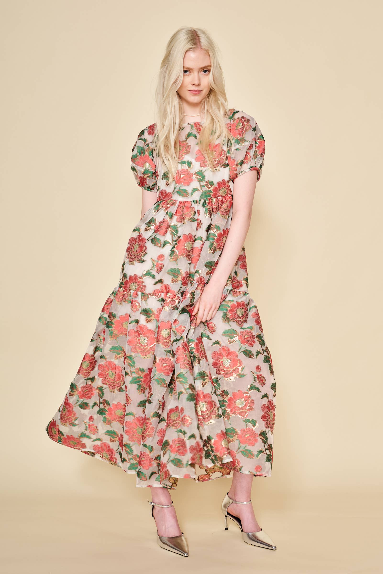 dRA | Aria Dress in White Floral | mor